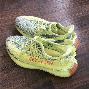 Adidas 350 Yeezy Boost V2 Frozen Yellow - Size 8